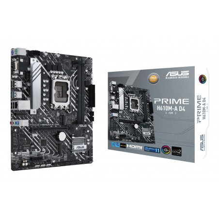 ASUS PRIME H610M-A D4-CSM Micro ATX Motherboard