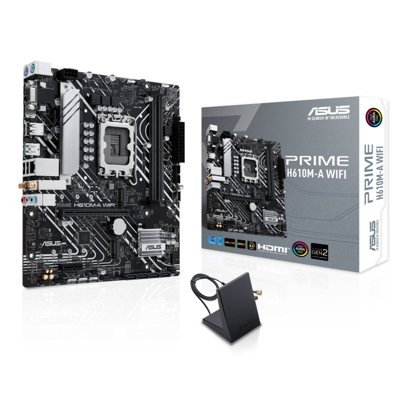 ASUS PRIME H610M-A WIFI DDR5 Micro ATX Motherboard