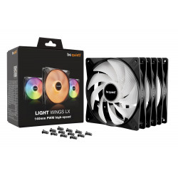 BEQUIET BL130 Light Wings LX 14cm PWM ARGB Case Fan 3-Pack
