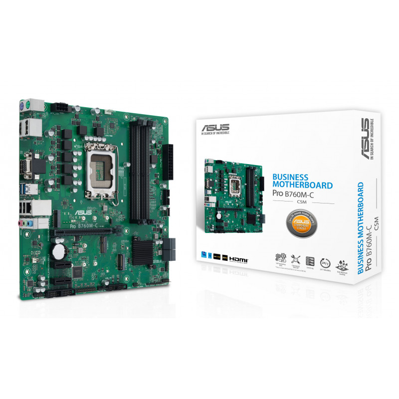 ASUS PRO B760M-C-CSM Motherboard