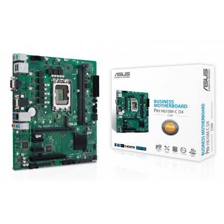 ASUS PRO H610M-C D4-CSM Micro ATX Motherboard