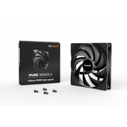 BEQUIET Pure Wings 3 140mm PWM High-Speed Case Fan