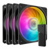 COOLER MASTER Mobius 120P 12cm ARGB PWM Case Fan 3-Pack