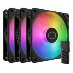 COOLER MASTER SickleFlow Edge 120 ARGB 3-Pack PWM Case Fans