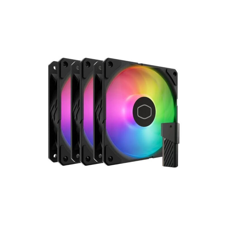 COOLER MASTER SickleFlow Edge 120 ARGB 3-Pack PWM Case Fans