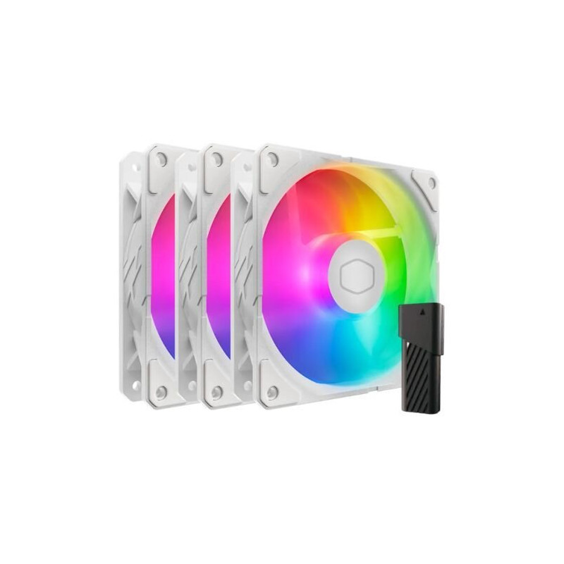 COOLER MASTER SickleFlow Edge 120mm ARGB PWM Case Fans (3-Pack)