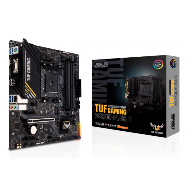 ASUS TUF GAMING A520M-PLUS II AM4 Micro ATX Motherboard