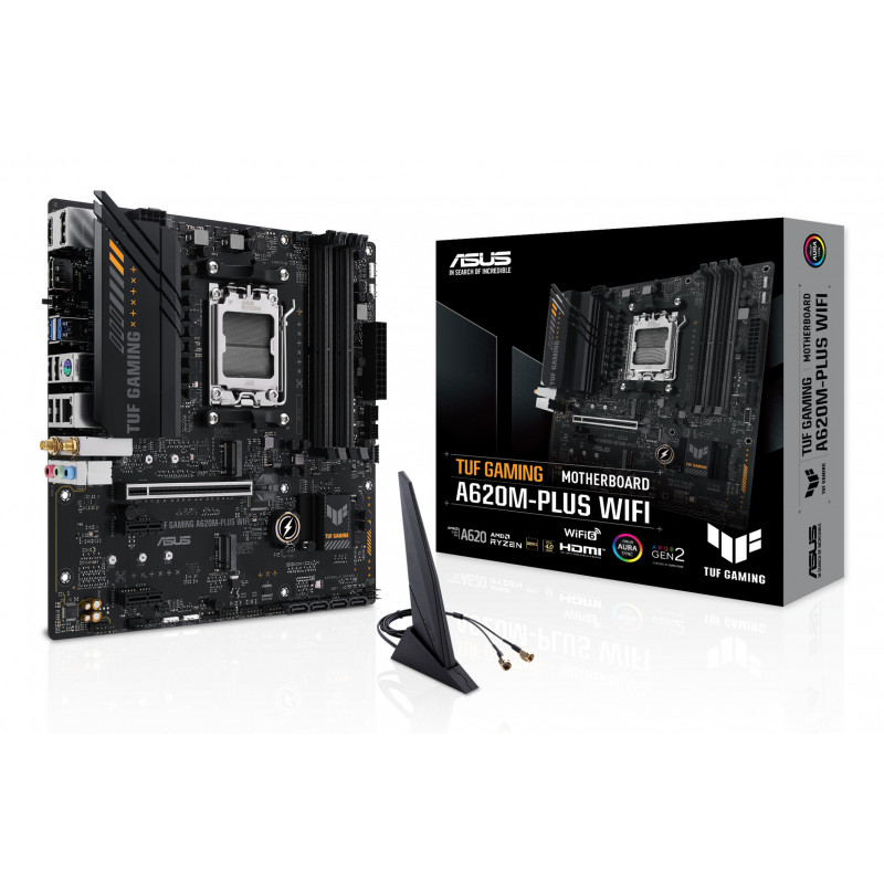 ASUS TUF GAMING A620M-PLUS WIFI AM5 Motherboard