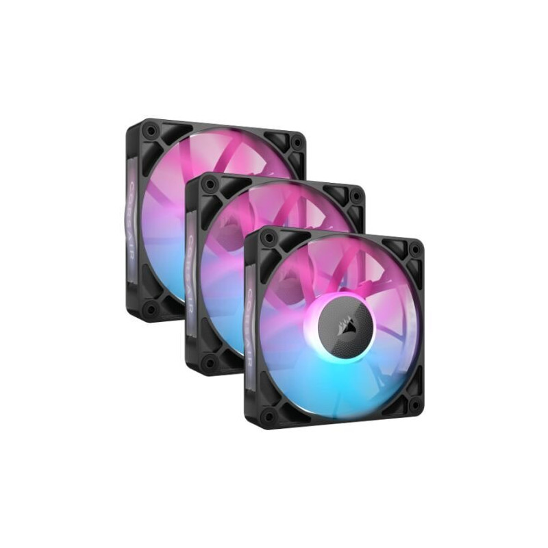 CORSAIR iCUE LINK RX120 RGB 3-Pack 12cm PWM Case Fans