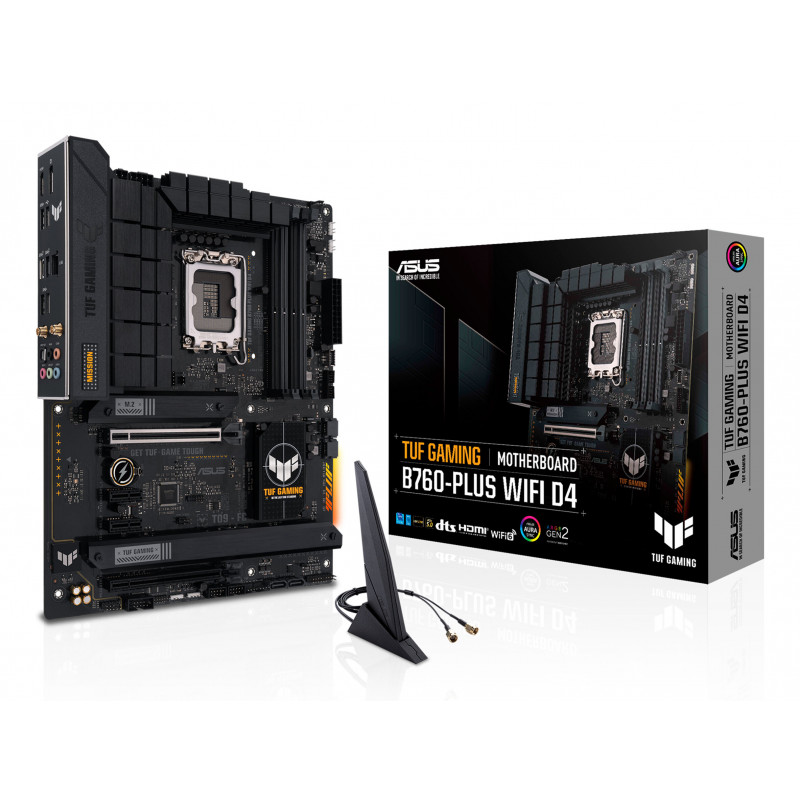 ASUS TUF GAMING B760-PLUS WIFI D4 ATX Motherboard