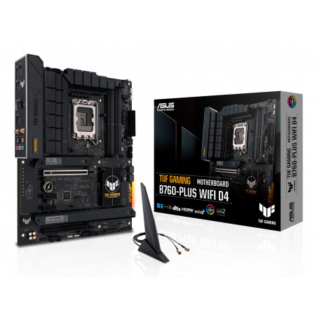 ASUS TUF GAMING B760-PLUS WIFI D4 ATX Motherboard