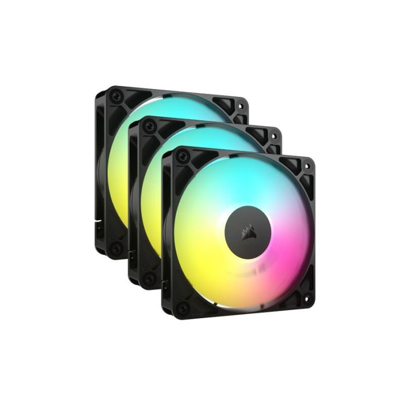 CORSAIR RS120 ARGB PWM 120mm Case Fans (3-Pack)