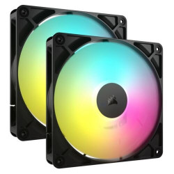 CORSAIR RS140 140mm ARGB PWM Case Fans (2 Pack)