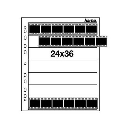 HAMA 00002251 24x36mm Negative Sleeves 100 Pack