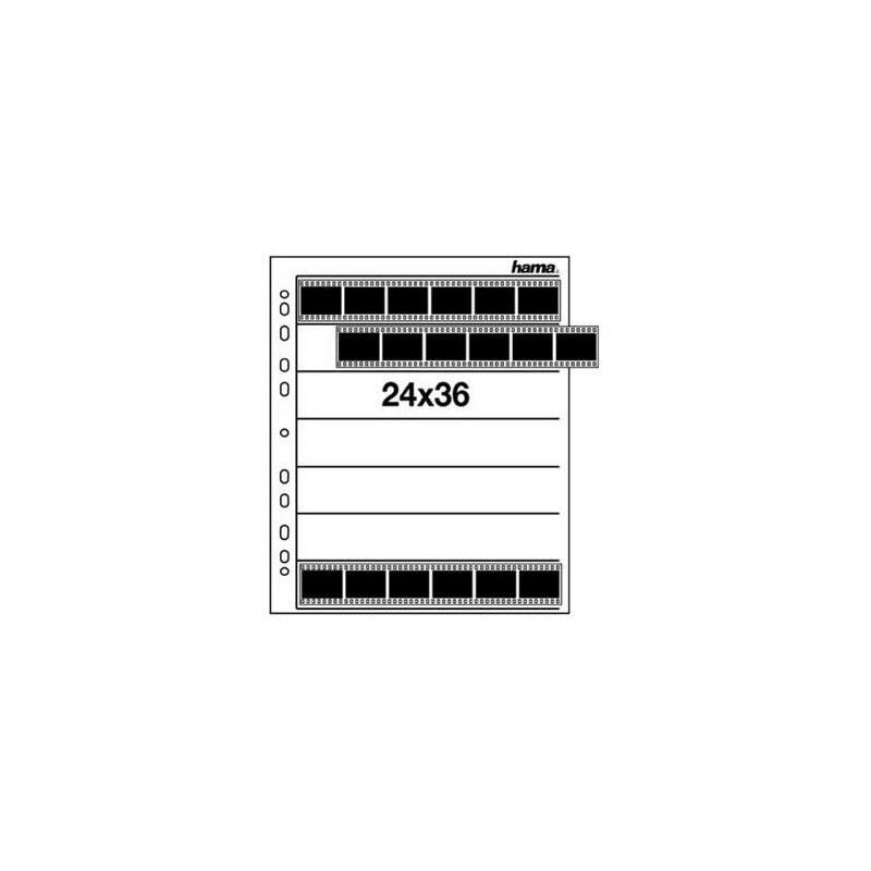 HAMA 00002250 24x36mm Negative Sleeves, 25 Pack