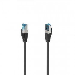 HAMA 00200680 S/FTP Shielded CAT6a Patch Cable, 1.5m, Black
