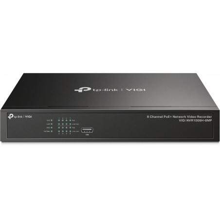 TP-LINK VIGI NVR1008H-8MP 8-Channel PoE+ NVR with 16MP Decoding