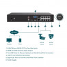 TP-LINK VIGI NVR1008H-8MP 8-Channel PoE+ NVR with 16MP Decoding