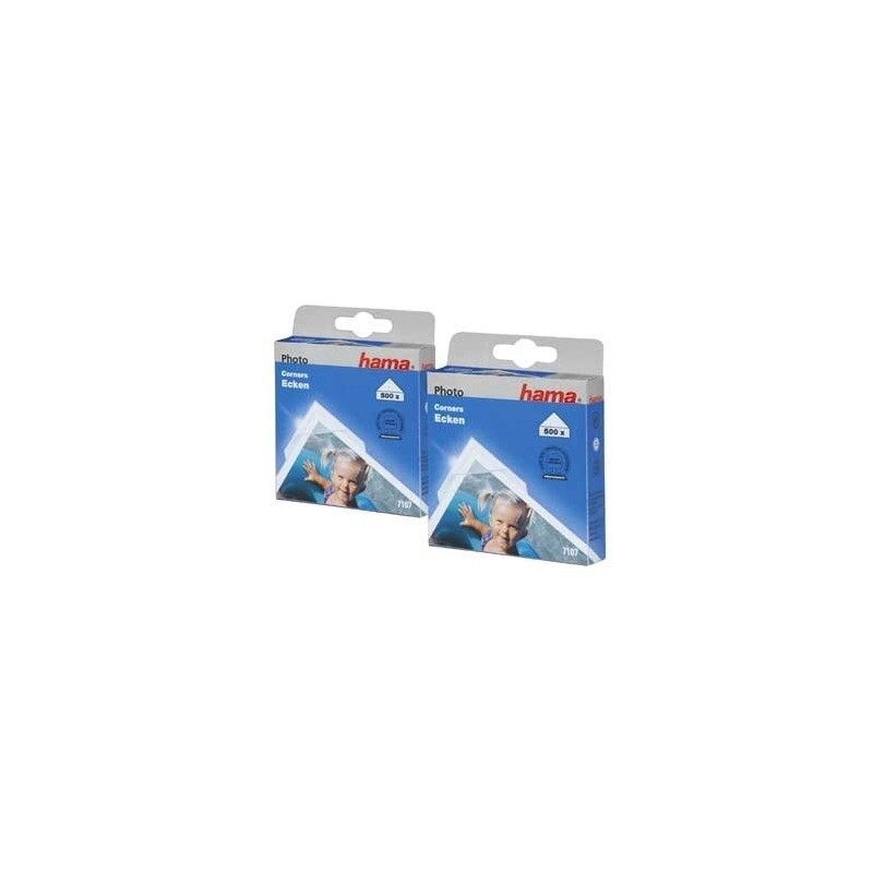 HAMA 00007108 1000 Self-Adhesive Photo Corners Dispenser