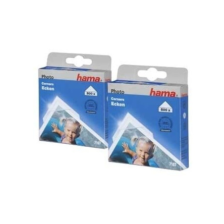 HAMA 00007108 1000 Self-Adhesive Photo Corners Dispenser