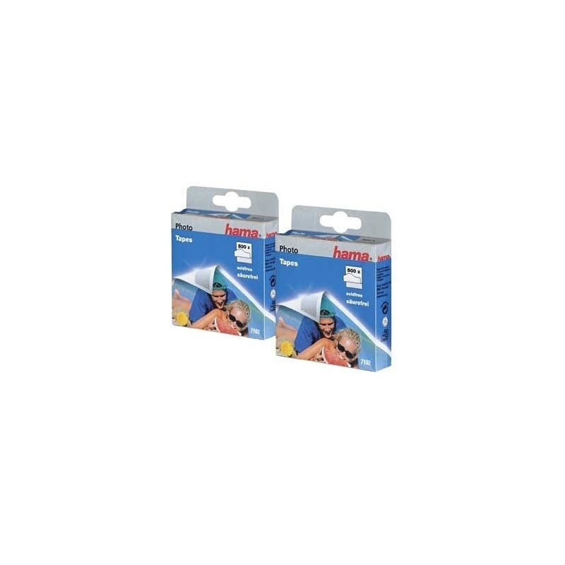 HAMA 00007103 Double Pack (2x 500) Self-Adhesive Photo Tape Dispenser