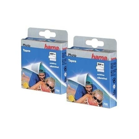 HAMA 00007103 Double Pack (2x 500) Self-Adhesive Photo Tape Dispenser