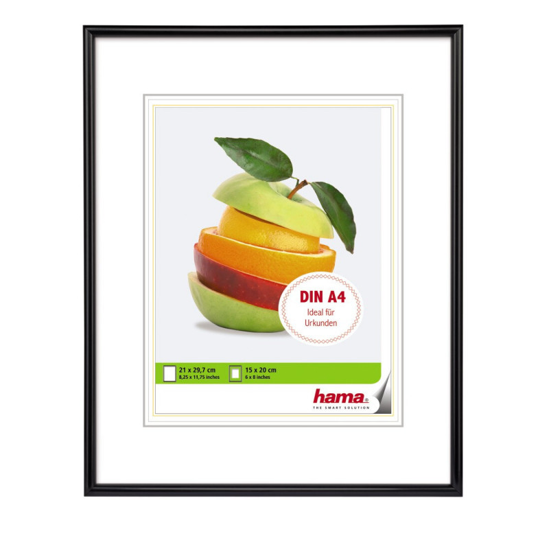 HAMA Sevilla A4 Picture Frame, 20x15cm, Black