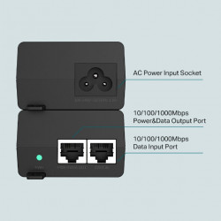 TP-LINK POE160S Gigabit PoE+ Injector