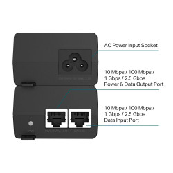 TP-LINK POE260S 2.5Gbps PoE+ Injector