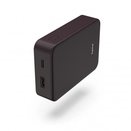 HAMA 00201712 10000mAh Power Bank with USB-A & USB-C