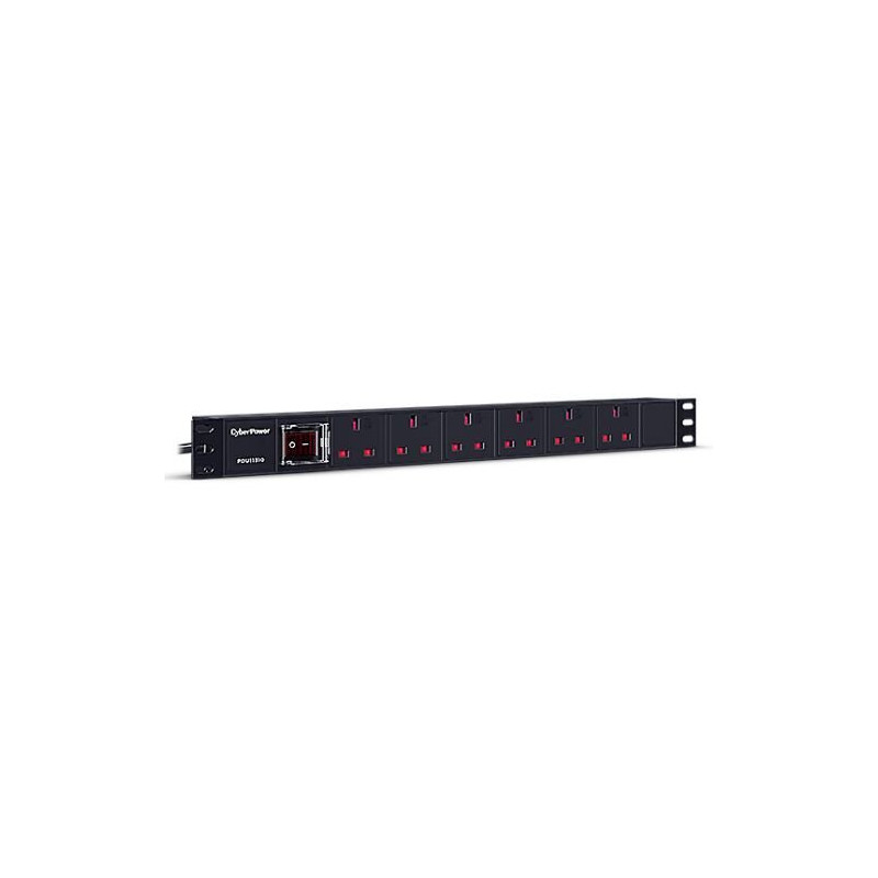 CYBERPOWER PDU11310 6-Outlet 1U Rackmount PDU